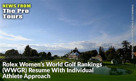 rolex ladies golf world ranking